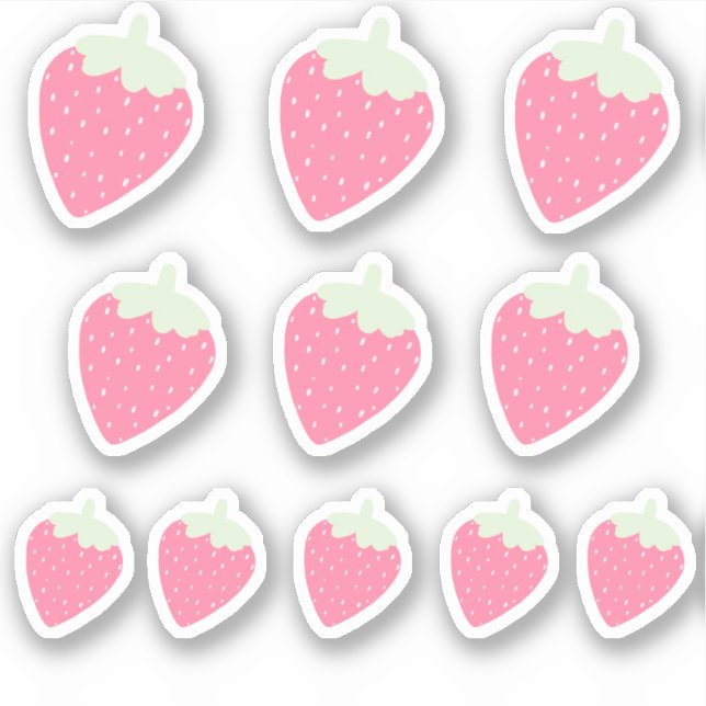 Sticker Fraise (Devant)