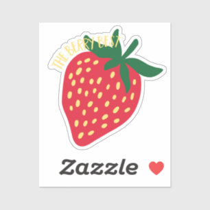 Sticker Fraise Whimsical Le Berry Meilleur