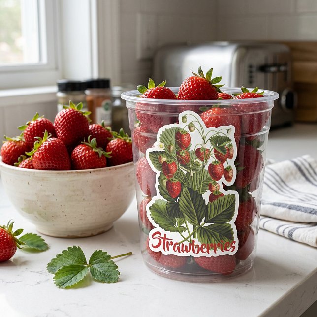 Sticker Fraises personnalisables (Créateur téléchargé)