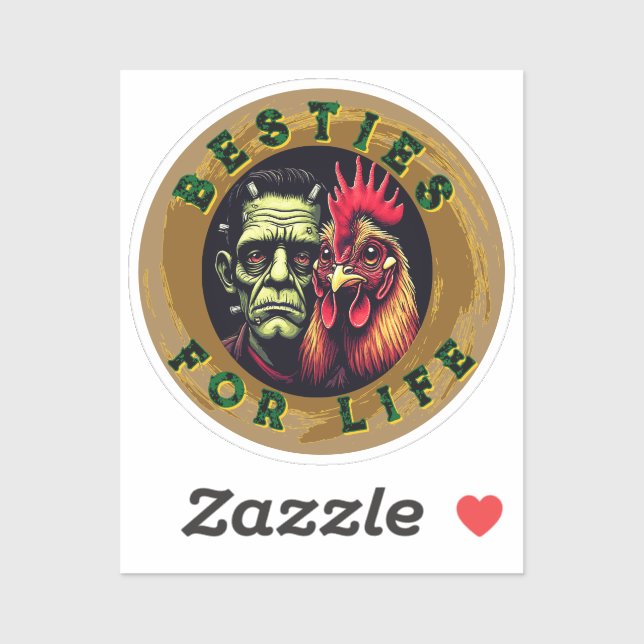 Sticker "Frank & Earl Besties" Chessy Chicken Vinyl (Feuille)