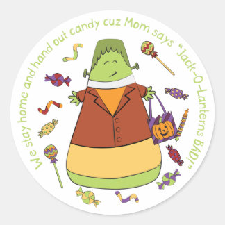 Sticker Frankenkid - Monstres de bonbons Corny
