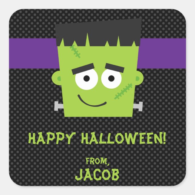 Sticker Frankenstein Halloween, Enfants Halloween (Devant)