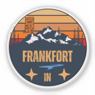 Sticker Frankfort, Indiana