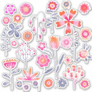 Sticker Frankie’s Garden Flowers