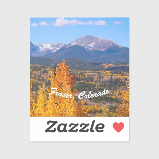 Sticker Fraser Colorado (Feuille)