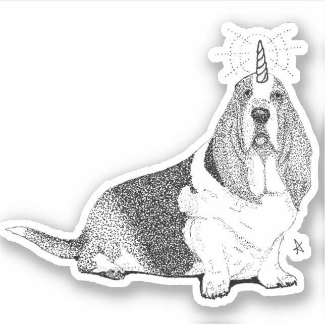 Sticker Fred Bassetcorn (Devant)