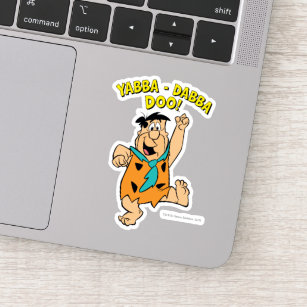 Sticker Fred Flintstone Yabba-Dabba Doo !