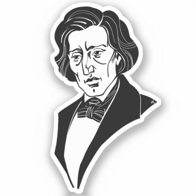 Sticker Frederic Chopin (Recto)