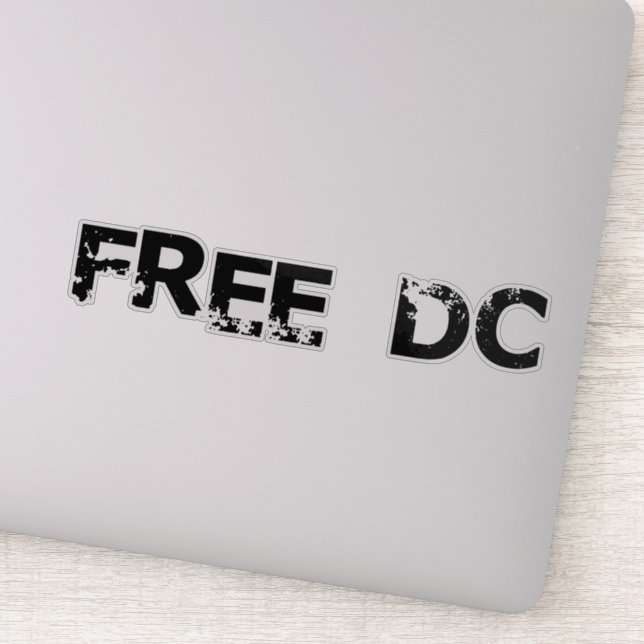 Sticker Free DC The Sandwich Guy Washington Gratuit DC (Détail)