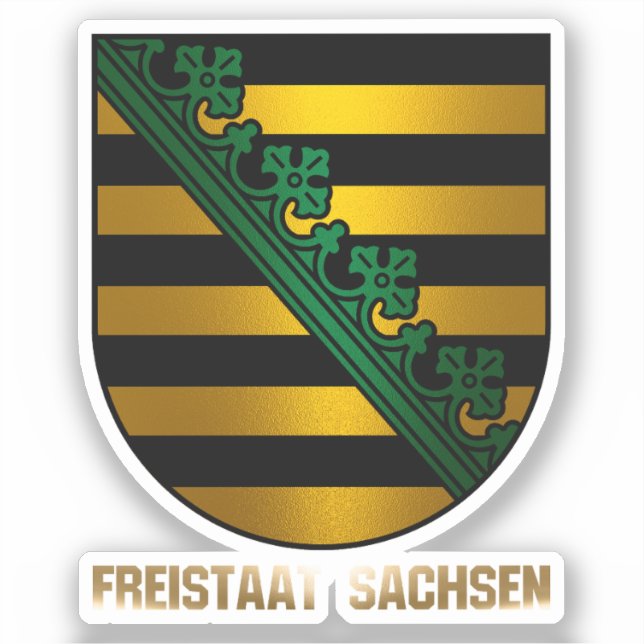 Sticker Freistaat Sachsen (Recto)