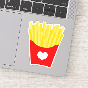 Sticker French Fry Love
