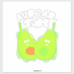 Sticker Frère Avocado