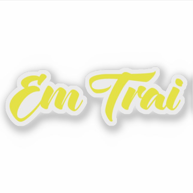 Sticker Frère Vietnamien (Jeune) - Em Trai ~ Tiêt Viêt (Devant)
