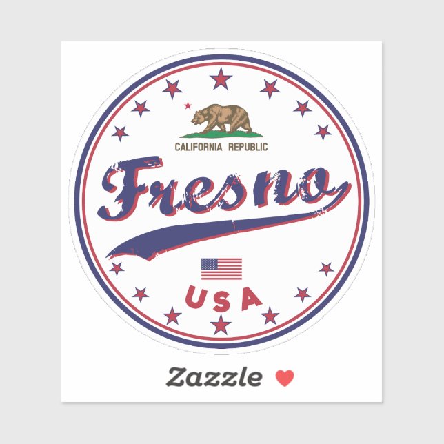 Sticker Fresno (Feuille)