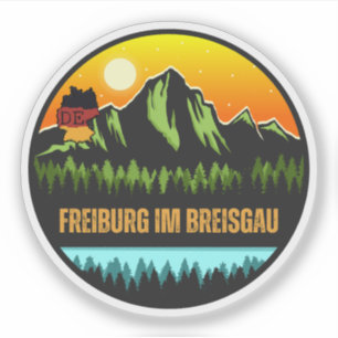 Sticker Fribourg-en-Brisgau, Bade-Wurtemberg, Allemagne
