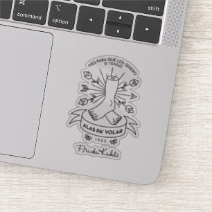 Sticker Frida Kahlo   Ailes à voler