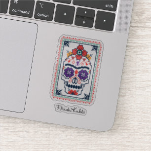 Sticker Frida Kahlo   Calavera