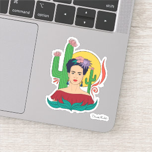 Sticker Frida Kahlo Desert Graphic