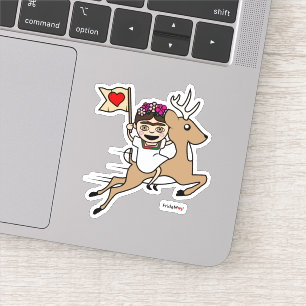 Sticker Frida Kahlo   FridaMoji - Reindeer