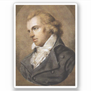 Sticker Friedrich Schiller, écrivain romantique allemand