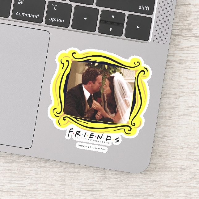 Sticker FRIENDS™ | Chandler & Monica Mariés (Détail)