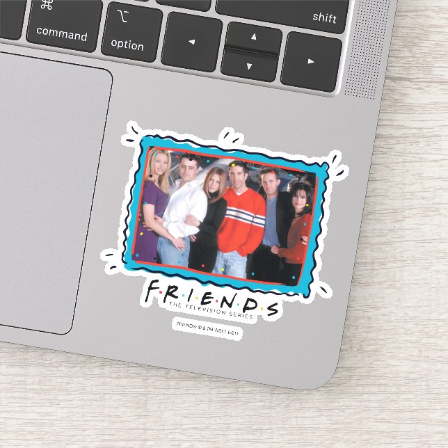 Sticker FRIENDS™ | Couples en vêtements décontractés (Détail)