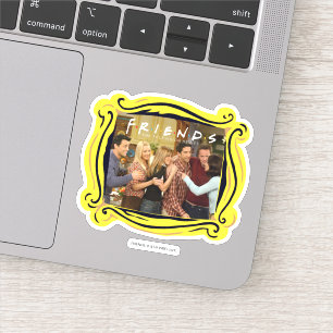 Sticker FRIENDS™ Étreinte de Thanksgiving de la distribu