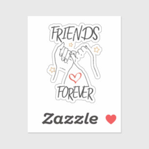 Sticker Friends forever best friend love friendship trust