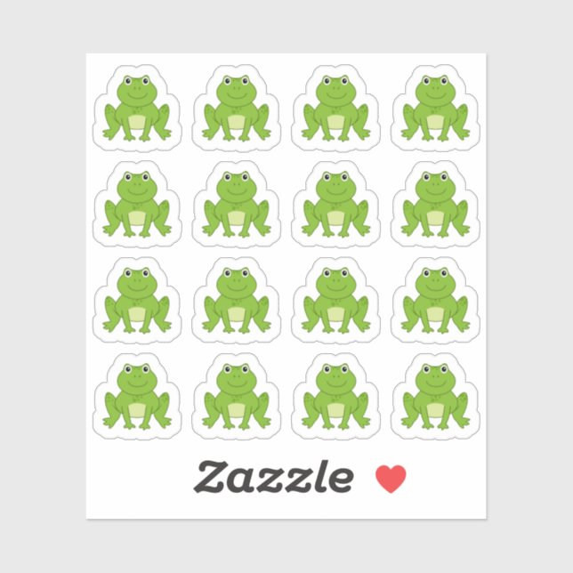 Sticker Frogs Motivational Daily Task Planificateur de rap (Feuille)