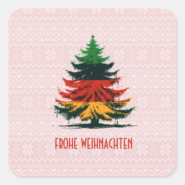 STICKER FROHE WEIHNACHTEN (Devant)