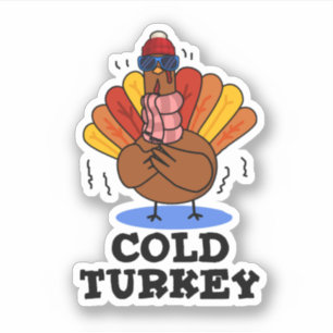 Sticker Froid Turquie amusant jeu animal