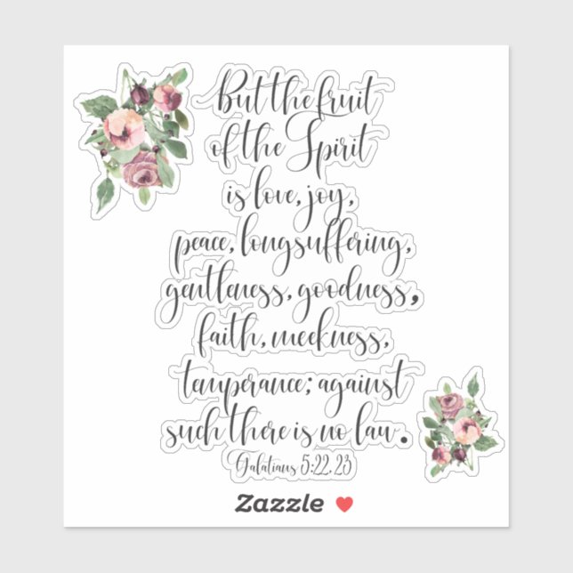 Sticker Fruit de l'Ecriture Esprit (Feuille)