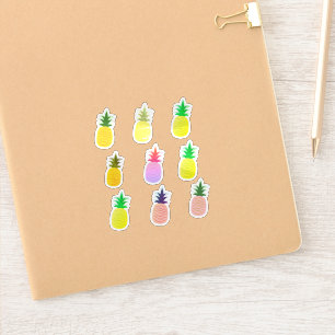 Sticker Fruits d'ananas mignons