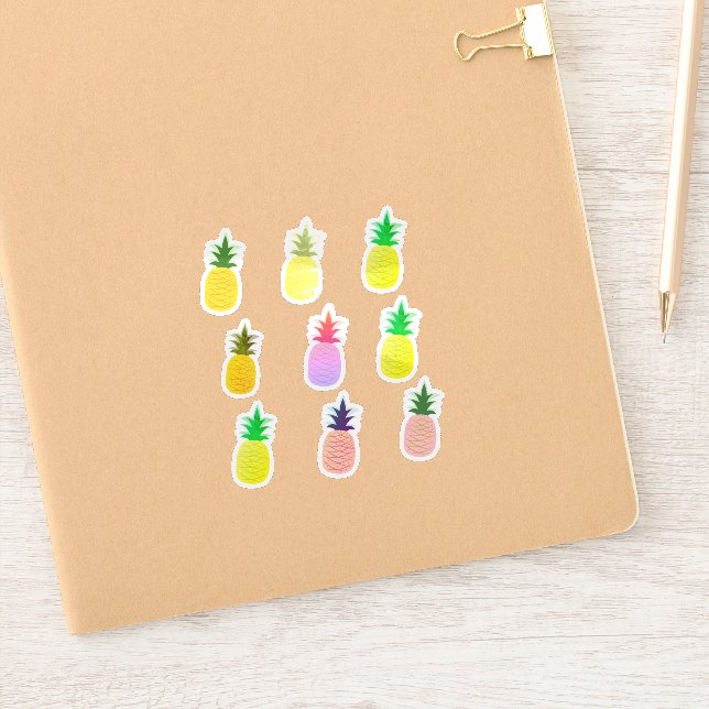 Sticker Fruits d'ananas mignons (Carnet)