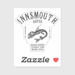 Sticker Fruits de mer d'Innsmouth Poisson profond Viperfis