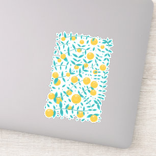 Sticker Fruits orange Vintages