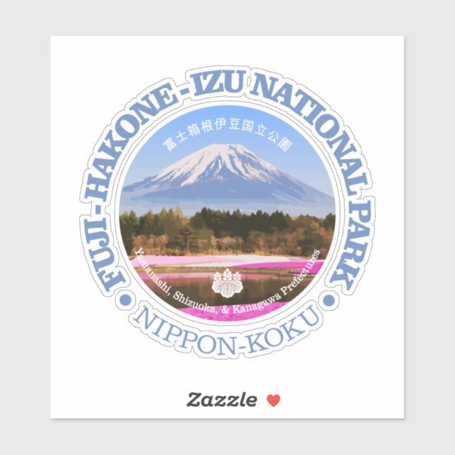 Sticker Fuji-Hakone-Izu NP (Feuille)