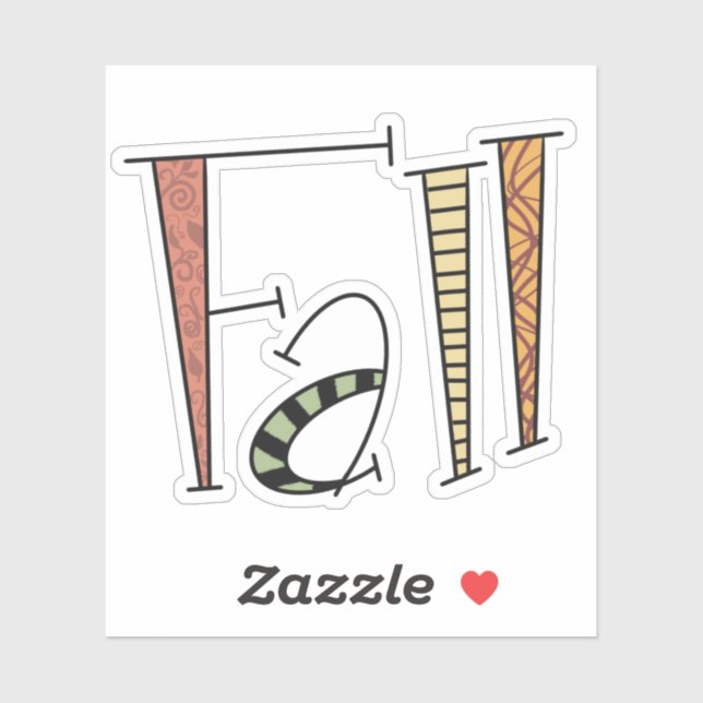 Sticker Fun Fall (Feuille)