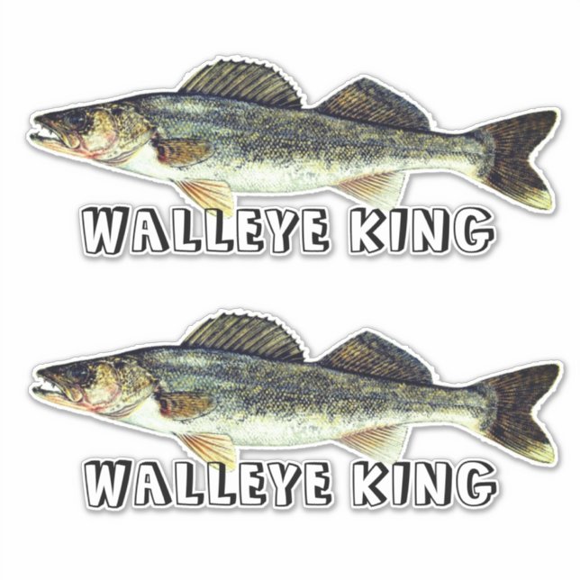 Sticker Fun Walleye King (Devant)