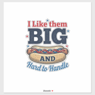 Sticker Funny Grand Chien Chaud Vintage T-Shirt Design_1