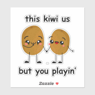 Sticker Funny Kiwi