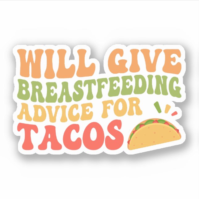 Sticker Funny Lactation Consultant en lactation Conseiller (Devant)