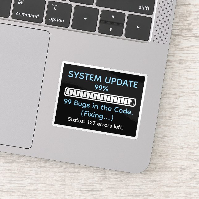 Sticker Funny Programmer Coding (Détail)