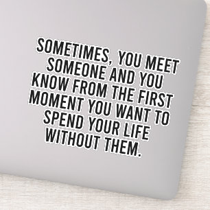 Sticker Funny Sarcastic Introvert Humour Dire