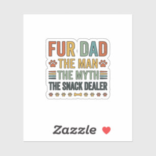 Sticker Fur Papa Le Fournisseur De Snacks Vintage Amoureux