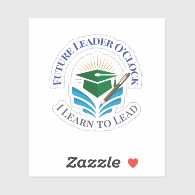 Sticker Future Leader O'Clock – Apprendre à diriger | Moti (Feuille)