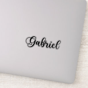 Sticker Gabriel Nom - Calligraphie manuscrite