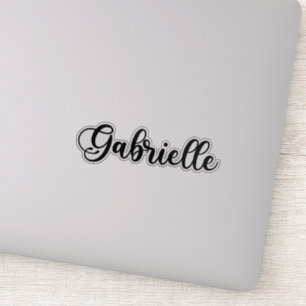 Sticker Gabrielle Nom - Calligraphie manuscrite