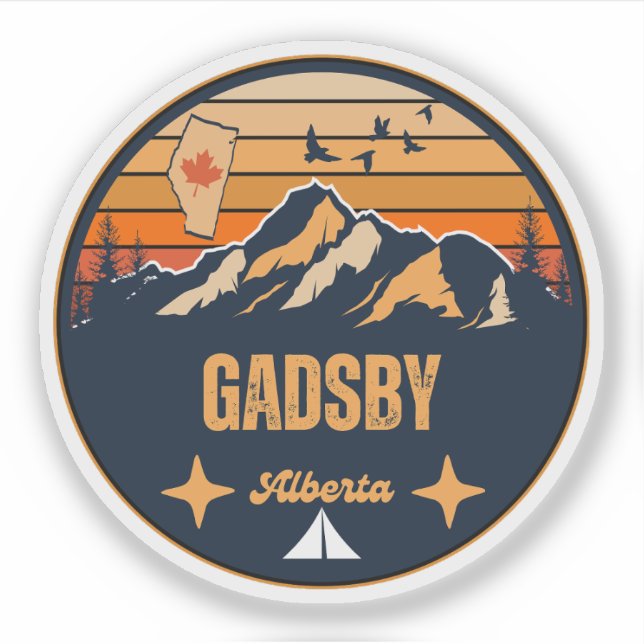 Sticker Gadsby (Alberta) (Devant)