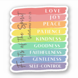 Sticker Galates 5:22-23 Fruit de l'Esprit